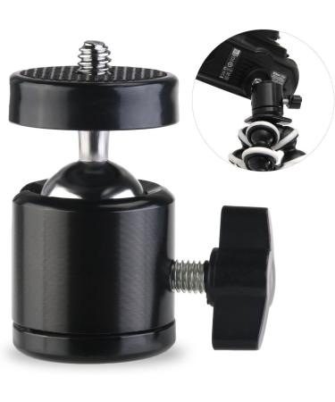 SLOW DOLPHIN Hot Shoe Mount Adapter 360 Swivel Mini Ball Head for Cameras, Camcorders, Smartphones, Gopro - 2 Pack - Buy Online on GoSupps.com