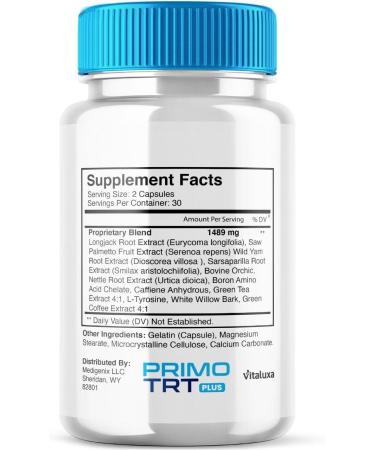 (2 Pack) Primo TRT Pills PrimoTRT Maximum Strength Supplement Capsules - Primol PrimeTRT Advanced Blend Premium Prime Natural Performance Formula PrimaTRT Review (120 Ct) - Buy Online on GoSupps.com