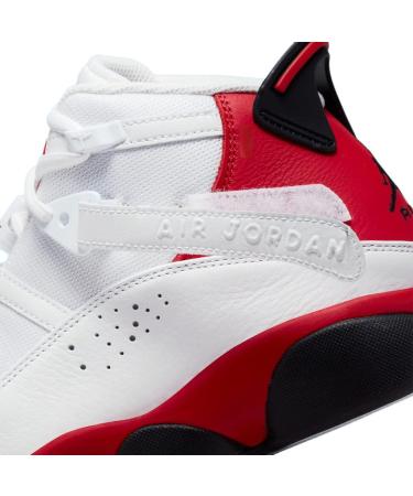 Jordan Men's 6 Rings Basketball Shoes 322992-012 - White/Black/University Red - Size 10 - Buy Online on GoSupps.com