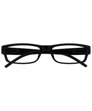 Black Nearsighted Distance Glasses Myopia Men Women Lightweight Comfortable M32-1 -2.00