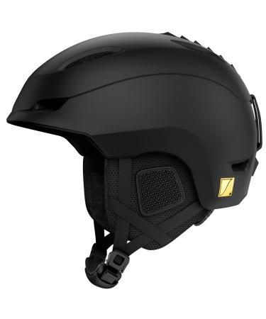 DBIO Snowboard Helmet, Ski Helmet for Adults-with 9 Adjustable Vents, ABS Shell and EPS Foam, Snow Helmets for Men and Women Black Large
