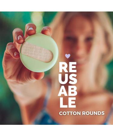 New Lastround Reusable Cotton Pads - Eco-Friendly Slimming Washable Pads - Made in Denmark - Sustainable Alternative to Disposable Cotton Pads - Buy Online on GoSupps.com