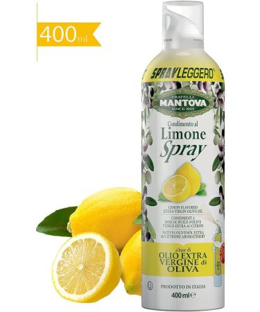  Italian Gourmet E.R. Set of 5 extra virgin olive oil spray bottles flavored with garlic lemon chili black truffle + 400g Italian gourmet polpa - Buy Online on GoSupps.com