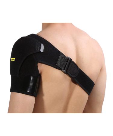 Yosoo Shoulder Brace Breathable Neoprene Support with Adjustable Strap for Men & Women Pressure Version