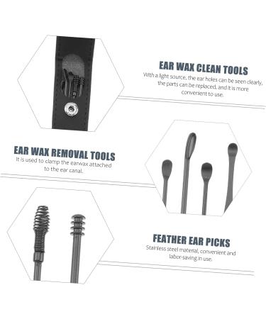PLAFOPE 2 Sets Ear Cleaning Kit - Stainless Steel Spiral Spring Ear Cleaner and Earwax Removal Tool - Buy Online on GoSupps.com