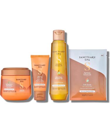 Sanctuary Spa Signature Natural Oils Selection Gift Set - Vegan Women's Gift Set for Birthday - Buy Online on GoSupps.com