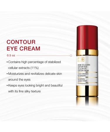 Cellcosmet Cellular Eye Contour Cream - Revitalizing Anti-Aging Treatment (1 oz) - Buy Online on GoSupps.com