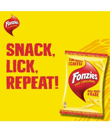 Fonzies The Ultimate Cheesy Corn Snack Baked Cheese & Crunchy Unique Taste Snack 14 x 100g - Buy Online on GoSupps.com