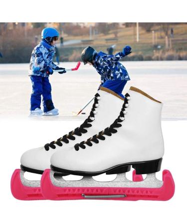 Adjustable Ice Skating Protection Skids for Ice Hockey Shoes | Pink Ice Blade Covers 31x6x1.8 cm - Buy Online on GoSupps.com