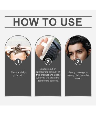  Dgayaeic Brown Sambypcelor 50g Hair Concealer Root Powder Instant Hair Thickening & Touch-Up Easy Application Non Sticky Hair Fibers for Lightening Hair and Spots - Buy Online on GoSupps.com