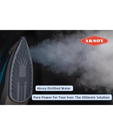 Aksoy Distilled Water - 100% Ultra Pure Water 1.5L - Deionized Water - Demineralized - TDS 000 ppm guaranteed - Buy Online on GoSupps.com