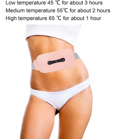 Kosdfoge Menstruation Heating Cushions - Fast Heating Pillows for Pain Relief with Adjustable Support 3 Heat Levels & Massage Modes - Pink Back & Belly Heating Pillow - Buy Online on GoSupps.com