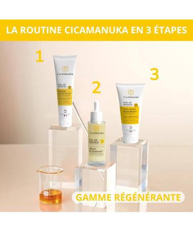 CICAMANUKA Regenerating facial treatment 5% Manuka honey IAA15+ and hyaluronic acid Nourishes Firms Anti-wrinkles - Skin lacking firmness dry and sensitive - 50ml tube - Buy Online on GoSupps.com