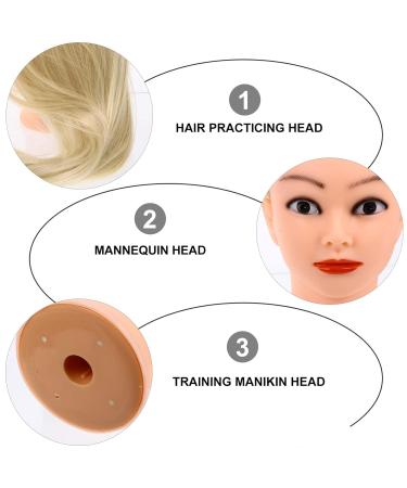 Lurrose Wigs - Straight Hair Dressing Manikin Doll with Clip Braids & Dreadlocks in Mixed Colors - Perfect for Makeup & Styling - Buy Online on GoSupps.com