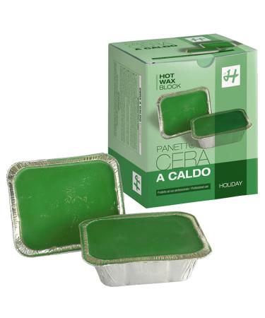 WARM WAX HOLIDAY CLASSIC GREEN - 1 kg - Hair removal waxing without fleece strips