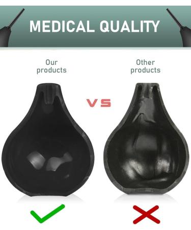 Enema Douche Anti Back-Flow Kit | Portable Enema Bulb with 7 Spouts | Reusable Vaginal Cleaner for Men & Women - International Shipping Available - Buy Online on GoSupps.com