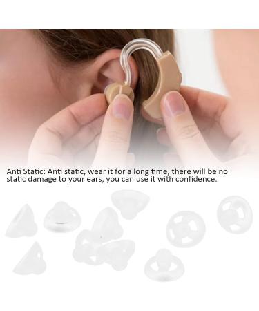 Buy 10PCs Open Domes for Hearing Aids | Single Layer Replacement Earplugs | 9mm In-Ear Rubber Head Accessories - Buy Online on GoSupps.com