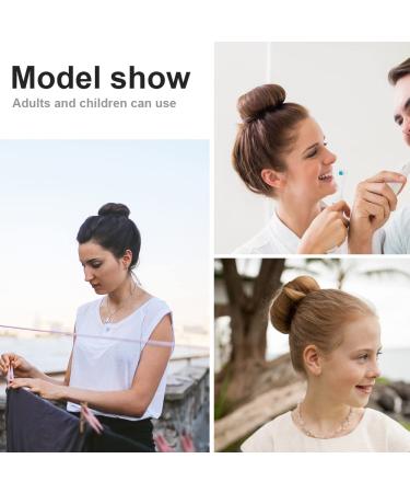 AEVBSOY 4 Pcs Hair Bun Maker Set - Magic Twist Donut Ring Style Ponytail Tool for French Twist & Curler - DIY Hair Bun Shaper & Styling Accessory - Buy Online on GoSupps.com