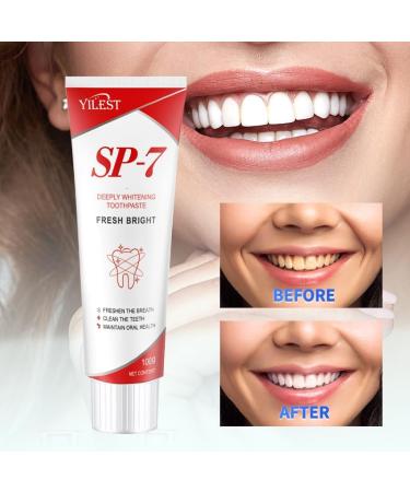 SP7 Probiotic Toothpaste Whitening | Ultra Whitening & Deep Cleaning for Fresh Breath | International Shipping Available - Buy Online on GoSupps.com