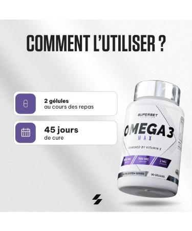 Superset Nutrition | Omega 3 Max (90 Caps) | Omega 3 | Omega 3 essential for the body - Buy Online on GoSupps.com