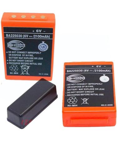 8 Pack 6V 2100mAh Ni-MH BA225030 Rechargeable Batteries for HBC Radiomatic Crane Remote Control & Pump Trucks - International Shipping Available - Buy Online on GoSupps.com
