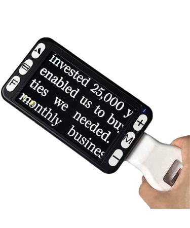 Electronic Reading Aid Digital Magnifier 5.0inch Digital magnifiers for Visually impaired Illuminated Vision Aid Books Newspapers USB Portable Digital Magnifier