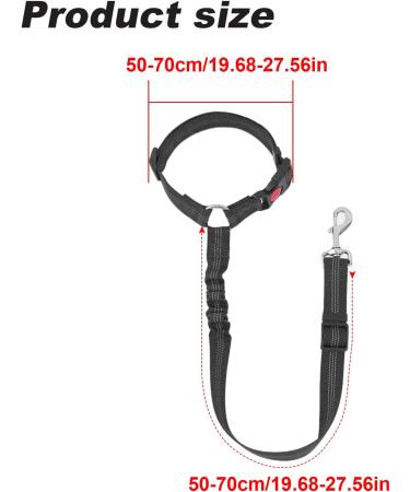 Adjustable Dog Car Seat Belt & Safety Harness - Buckling Accessory for Back Seat & Trunk - International Shipping - Buy Online on GoSupps.com