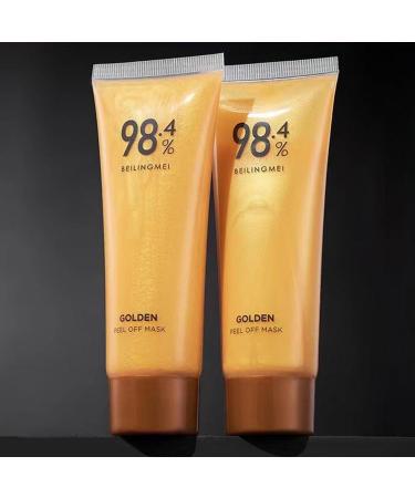 Gold Foil Peel Off 98.4% Gold Facial Remover Moisturizing Cleansing Facial Reduces Fine Lines Cleans Pores - Buy Online on GoSupps.com