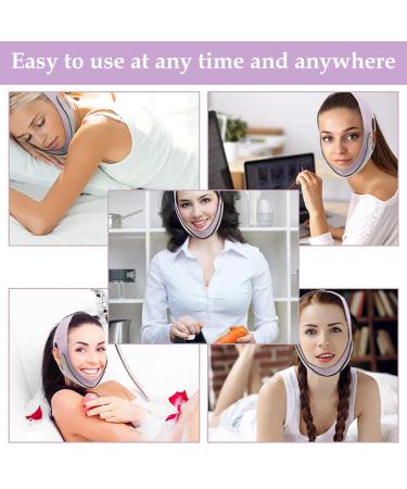 Face Lifting Belt & V Shaped Slimming Mask - Reduce Double Chin & Lift Skin - Buy Online on GoSupps.com