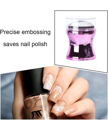 A Set Nail Art Stamper Fast Jelly Stamper Accurate Nail Tip Stamp for Nail Art Design - Buy Online on GoSupps.com