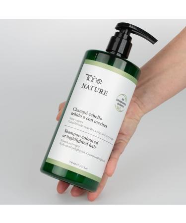  Tahe Tahe Nature Sulfate Free Shampoo for Coloured or Highlighted Hair with Natural Polyphenols Coconut Oils Argan & Geranium 750ml - Buy Online on GoSupps.com