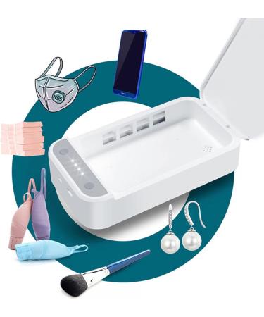 Cleaning Box Box USB Rechargeable Voice Broadcast Portable Cleaner Case with Diffuser for Glasses Jewelry Cleaning Supplies for Spa Beauty Home - Buy Online on GoSupps.com
