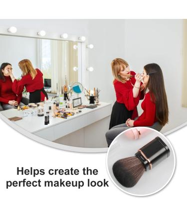 Retractable Kabuki Brush - Portable Blush & Makeup Brush for Powder Cream & Liquid Cosmetics - Buy Online on GoSupps.com