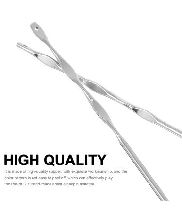 2 Pcs Vintage Chinese Retro Hairpins & Hair Sticks - Stylish Metal Hair Accessories - Buy Online on GoSupps.com
