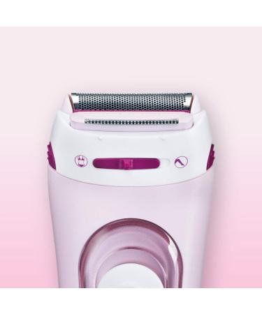 Braun Silk- pil Lady Shaver 5-100 2-in-1 Wireless Electric Women's Razor and Trimmer Pink - Buy Online on GoSupps.com