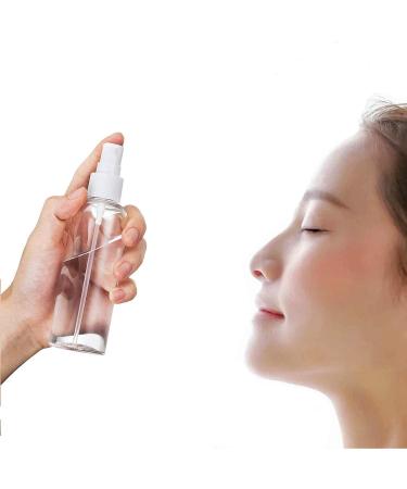 4Pcs 100ml Spray Bottle Empty Plastic Fine Mist Travel Atomiser Set with 2 Funnels & 12 Labels - Clear Refillable & Reusable Bottle Toiletries Liquid Containers for Cosmetic Make-up by JamHooDirect - Buy Online on GoSupps.com