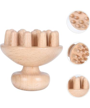 Fomiyes Wood Therapy Mushroom Massage Device | Full Body Maderoterapia Tool for Men & Women | Fungal Wood Therapy Gua Sha Relief - Buy Online on GoSupps.com