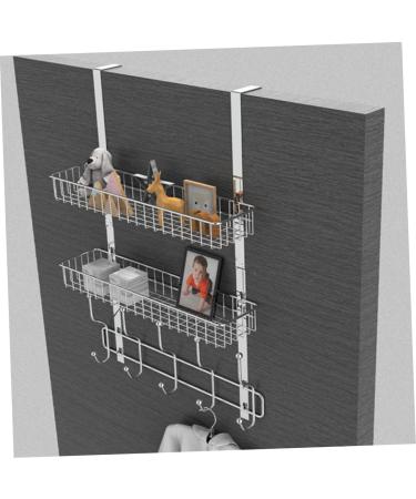 Baluue Clothes Rack Door Hook Wall Shelf Organizer Coat Rack Hooks Storage Hooks Towel Hanger Over Door Hanger Bathroom Towel Holder - Buy Online on GoSupps.com