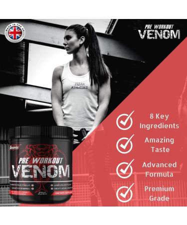 Freak Athletics Pre Workout Venom 'Fruit Punch' 250g - Elite Level Supplement Made in UK - Buy Online on GoSupps.com