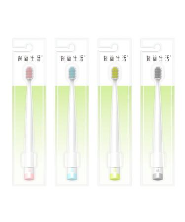 Manual Toothbrush/Soft Bristle Toothbrush/Adult Toothbrush/Wide Head toothbrush/48 Holes/Tongue Coating Brush/gingival Sensitivity/2 Pieces