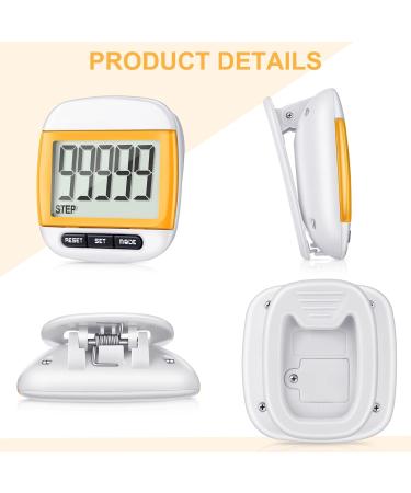 LCD Clip-on Pedometer - Multifunction Step Counter for Seniors, Men, Women & Kids | Walking Distance Tracker for Outdoor Sports & Running - Buy Online on GoSupps.com