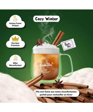 Panda tea - Enchan-the wheel box 36 bags - Gift box Organic Christmas Tea - Assortment of 6 Winter Tea and Infusions - Black - Buy Online on GoSupps.com