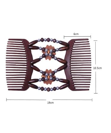 6 Pieces African Hairpange Comb Set | Magical Butterfly Stretch Clips & DIY Double Hair Clips for Women - Perfect for All Hair Types - Buy Online on GoSupps.com