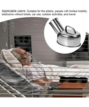 Urinals for Men Spill Proof Male Urinal Urine Bottle Stainless Steel Men Urinal Potty Portable Male Urinal Cups for Incontinence Patient Elderly Travel Driving Camping Urinals - Buy Online on GoSupps.com
