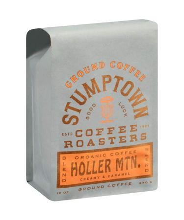 Stumptown Coffee Roasters Organic Medium Roast Ground Coffee - Holler Mountain 12oz Bag | Citrus Zest, Caramel, Hazelnut Flavor Notes - Buy Online on GoSupps.com