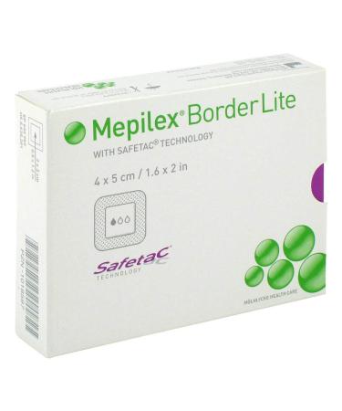 Mepilex Border Lite Foam Dressing 4 x 5 centimeters (1.6 x 2 inches)