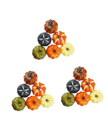 ABOOFAN 36 Pcs Artificial Pumpkin Party Pumpkin Halloween Decorate