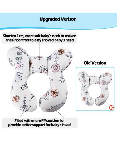 KAKIBLIN Baby Neck Pillow - Infant Neck Support for Pushchair & Car Seat - Hippo Design - Buy Online on GoSupps.com