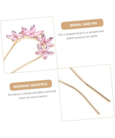 Healeved U-shaped Card Issuance Rhinestone Hair Pins Wedding Headpiece Chignon Pin Bridal Hair Accessories Hair Styling Pins Hair Barrettes Hair Decorations for Women Rhinestones - Buy Online on GoSupps.com