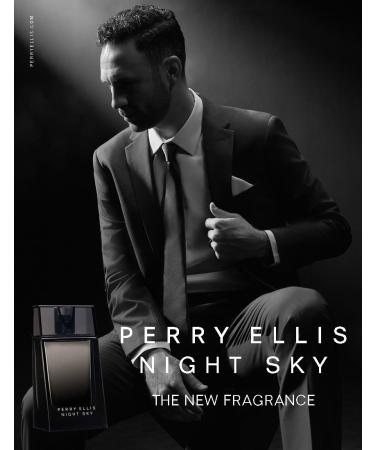 Perry Ellis Night Sky - Men's Cologne - 3.4 fl oz Eau de Toilette - bergamot anise pear fig geranium lavender fir balsam vanilla vetiver sandalwood - Buy Online on GoSupps.com